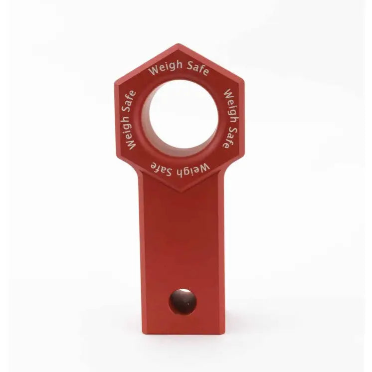 Weigh Safe Raw Machined Finish D-Ring Mount WS-SS-CER-Red - Red Cerakote Towing Recovery AL