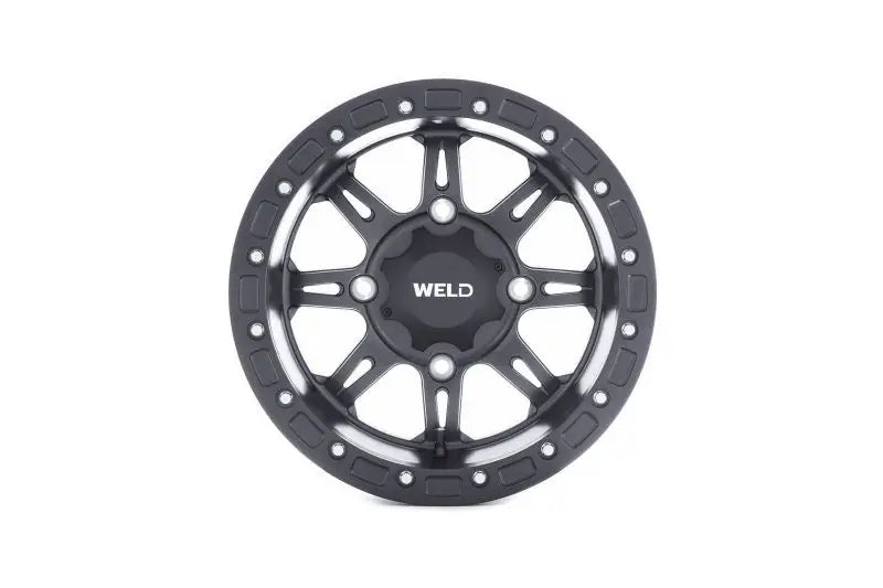 Black metal wheel for WEL UTV Wheels, perfect for WEL UTV and UTV wheels upgrades