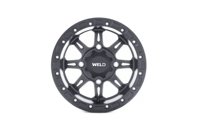 Black metal wheel for WEL UTV Wheels, perfect for WEL UTV and UTV wheels upgrades