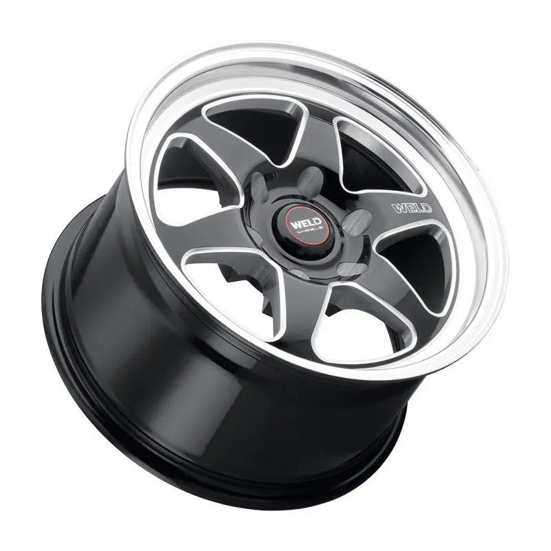 Weld S15670089P42 Weld 17x11 Ventura 6 Drag 6x127 ET36 BS7.375 Gloss BLK MIL DIA 78.1