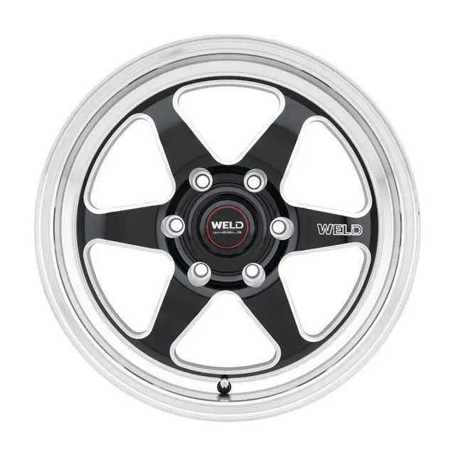 Weld 17x11 Ventura 6 Drag 6x127 ET36 BS7.375 Gloss BLK MIL DIA 78.1 - Truck & Automotive