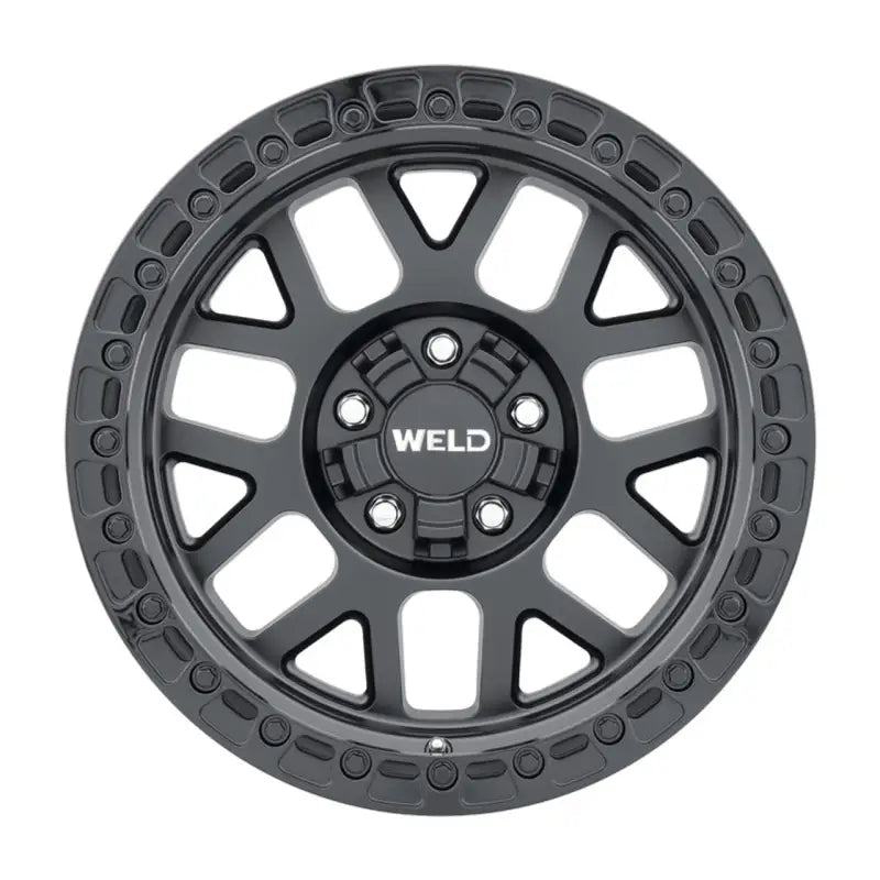 Weld Off-Road W104 20X9 Cinch 6X135 6X139.7 ET00 BS5.00 Satin Black - 106.1 - W10409098501 - Wheels