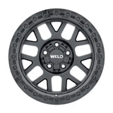 Weld Off-Road W104 20X9 Cinch 6X135 6X139.7 ET00 BS5.00 Satin Black - 106.1 - W10409098501 - Wheels