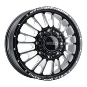 Weld Off-Road W121 20X8.25 Scorch Front 8X200 ET108 BS8.90 Gloss Black MIL 142.2 - W12108292890