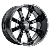 Weld Off-Road W125 20X9 Granada Eight 8X180 ET00 BS5.00 Gloss Black MIL 124.3 - W12509018501 - Wheels