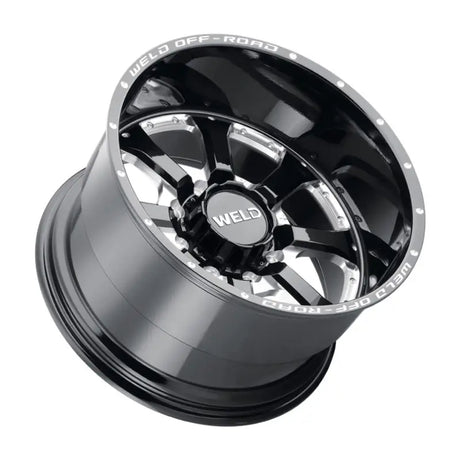 Weld Off-Road W125 20X9 Granada Eight 8X180 ET00 BS5.00 Gloss Black MIL 124.3 - W12509018501 - Wheels