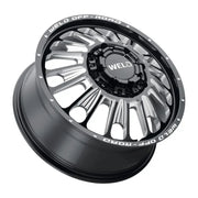 Weld W12108292890 Weld Off-Road W121 20X8.25 Scorch Front 8X200 ET108 BS8.90 Gloss Black MIL 142.2 - W12108292890