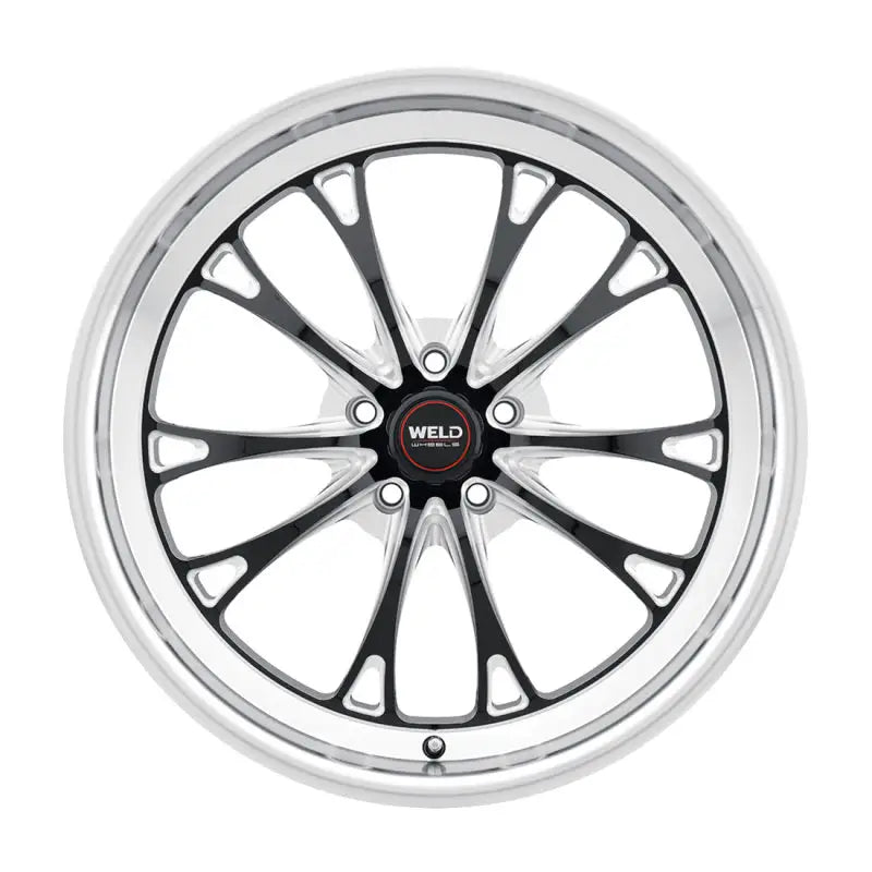Weld S157 20X10.5 Belmont Drag 5X127 ET38 BS7.25 Gloss Black MIL Dia 71.5 - S15700575P38