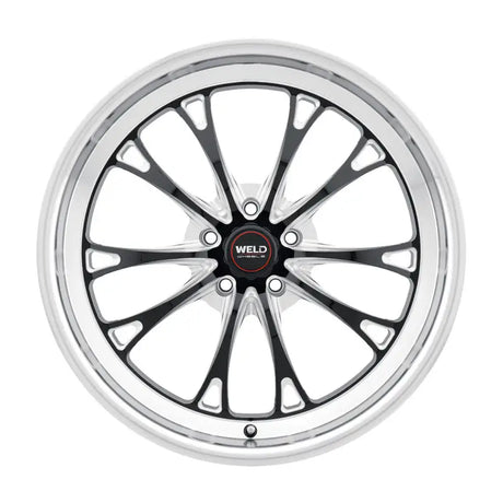 Weld S157 20X10.5 Belmont Drag 5X127 ET38 BS7.25 Gloss Black MIL Dia 71.5 - S15700575P38