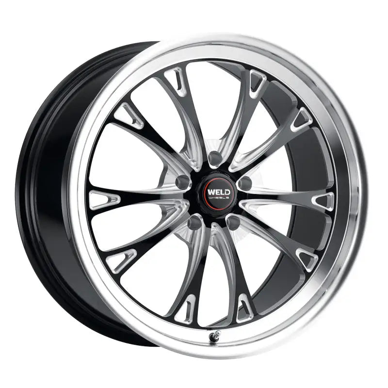 Weld S157 20X10.5 Belmont Drag 5X127 ET38 BS7.25 Gloss Black MIL Dia 71.5 - S15700575P38