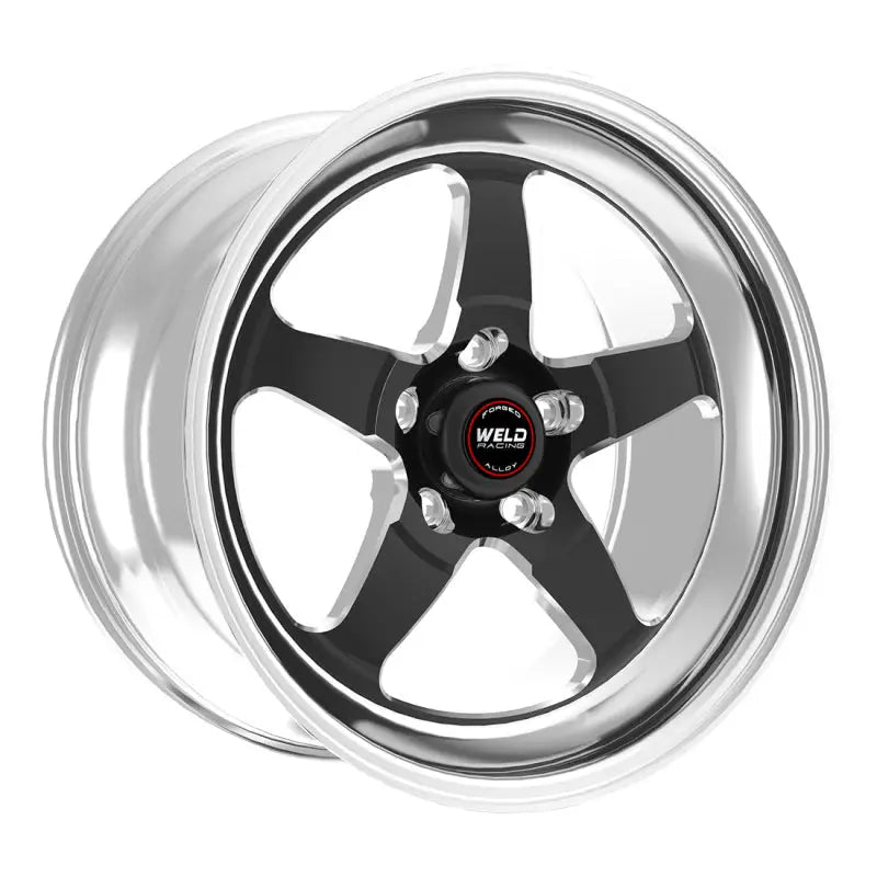Weld S71 18x8 / 5x120mm BP / 5.1in. BS Black Wheel (High Pad) - Non-Beadlock 