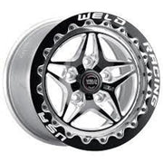 Weld S81 17x10 / 5x4.75 BP/ 7.2in. BS (43mm Offset) Black Wheel 3.18 ID (High Pad) - Single Beadlock - 81HB7100N72F