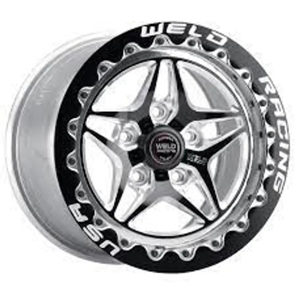 Weld S81 17x10 / 5x4.75 BP/ 7.2in. BS (43mm Offset) Black Wheel 3.18 ID (High Pad) - Single Beadlock - 81HB7100N72F