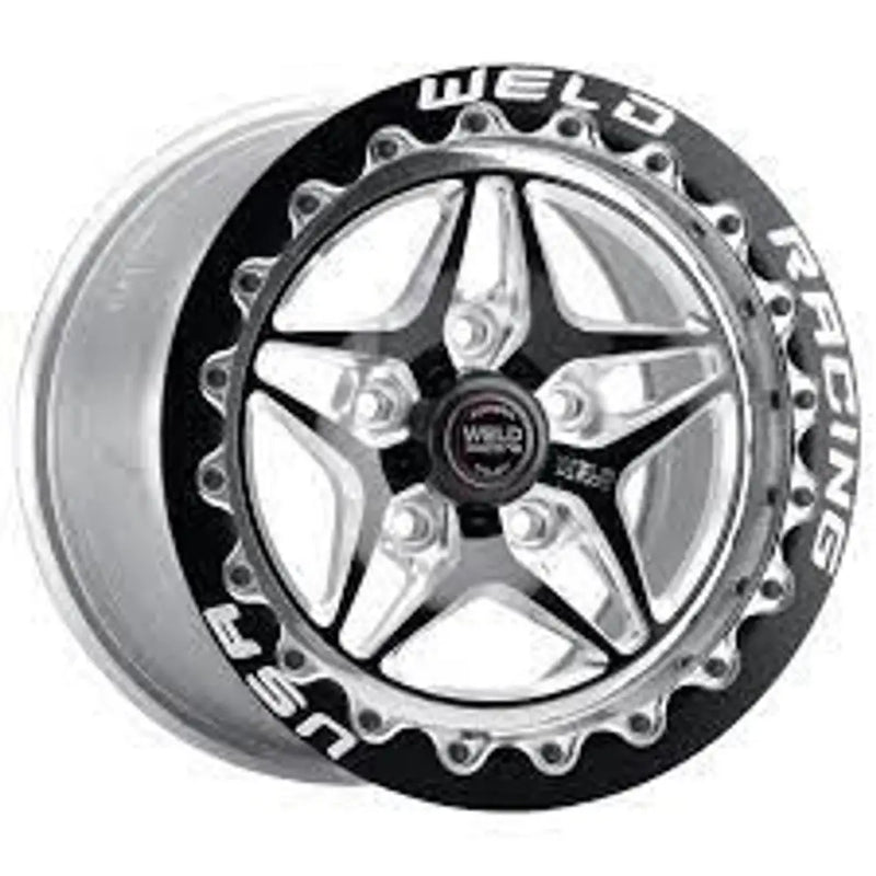 Weld S81 17x10 / 5x4.75 BP/ 7.2in. BS (43mm Offset) Black Wheel 3.18 ID (High Pad) - Single Beadlock - 81HB7100N72F