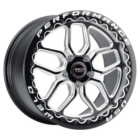 Weld S907 20X10.5 Laguna Beadlock 5X127 ET38 BS7.25 Gloss Black MIL Dia 71.5 - S90700575P38