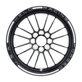 Weld Tuner Import 15x3.5 / 4x100mm BP / 2.25in. BS 1-Piece Black Wheel 