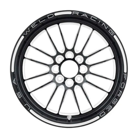 Weld Tuner Import 15x3.5 / 4x100mm BP / 2.25in. BS 1-Piece Black Wheel 