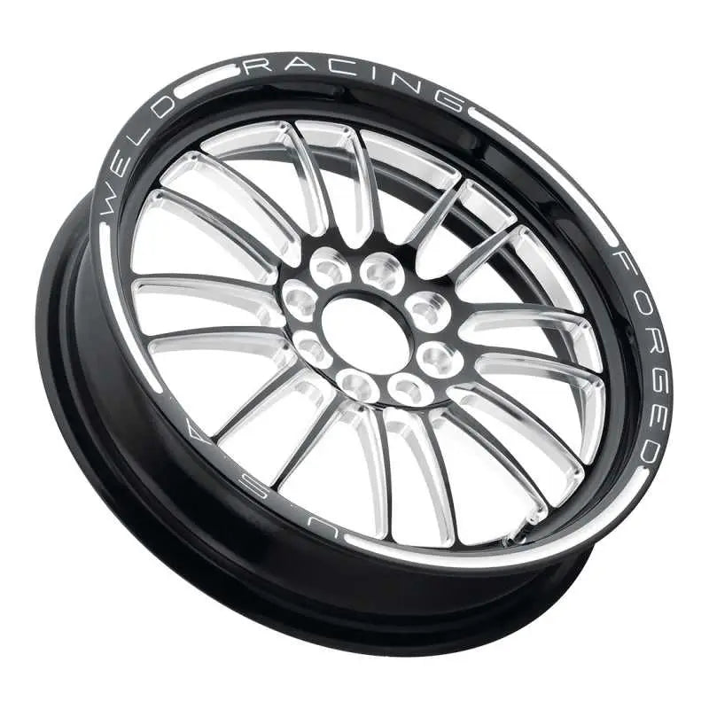 Weld Tuner Import 15x3.5 / 4x100mm BP / 2.25in. BS 1-Piece Black Wheel 