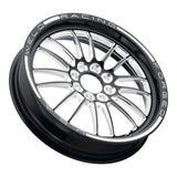 Weld Tuner Import 15x3.5 / 4x100mm BP / 2.25in. BS 1-Piece Black Wheel 