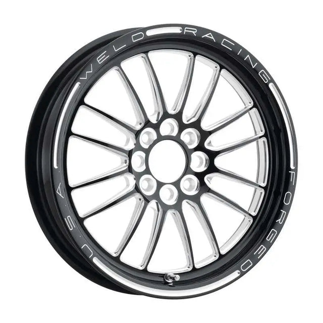 Weld Weld Tuner Import 15x3.5 / 4x100mm BP / 2.25in. BS 1-Piece Black Wheel