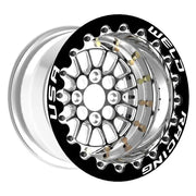 Weld Tuner Import Drag 13x9 / 4x100mm BP / 5in. BS Black Wheel CTR - Truck & Automotive