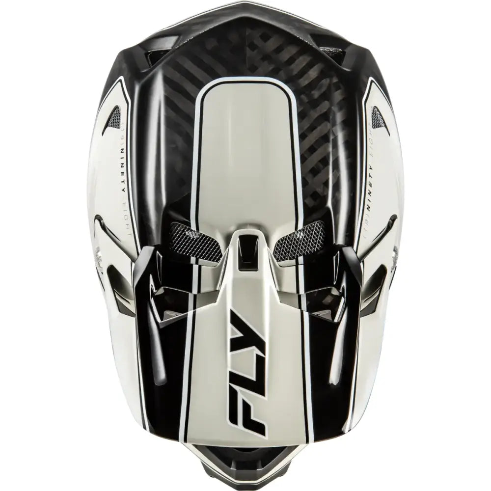 Werx R Flow Carbon Helmet Black Carbon/Grey Sm - FLY RACING