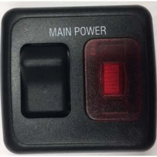 Wesco 78739395010 Illuminated on/ off rocker switch - Red Black