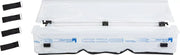 White inflatable car cushion with straps for west120-0033 folding windshield comfort