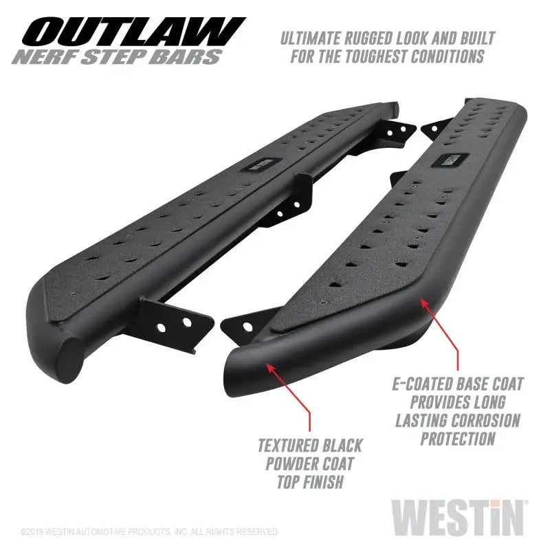 Westin Westin 05-19 Toyota Tacoma Double Cab Outlaw Nerf Step Bars