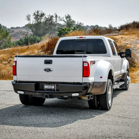 Westin 11-16 Ford F-250/350 HDX Bandit Rear Bumper - Black - Truck & Automotive