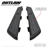 Westin 15-19 Ford F-150 SuperCrew / 17-19 Ford F-250/350 Crew Cab Outlaw Nerf Step Bars 