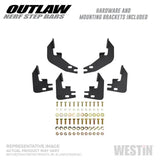 Westin 15-19 Ford F-150 SuperCrew / 17-19 Ford F-250/350 Crew Cab Outlaw Nerf Step Bars 
