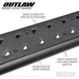 Westin 15-19 Ford F-150 SuperCrew / 17-19 Ford F-250/350 Crew Cab Outlaw Nerf Step Bars 