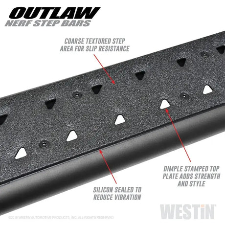 Westin 15-19 Ford F-150 SuperCrew / 17-19 Ford F-250/350 Crew Cab Outlaw Nerf Step Bars 
