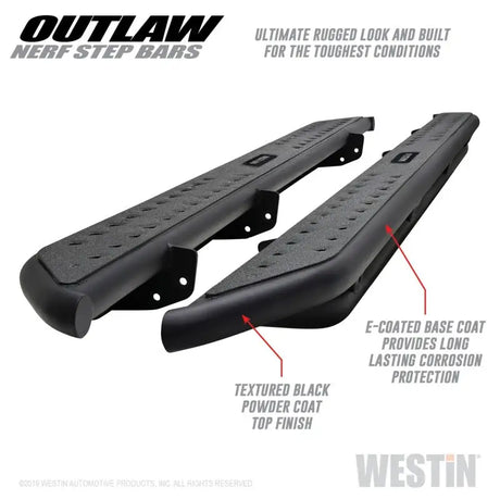 Westin Westin 15-19 Ford F-150 SuperCrew / 17-19 Ford F-250/350 Crew Cab Outlaw Nerf Step Bars