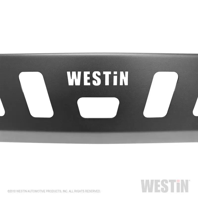 Westin 18-19 Jeep Wrangler JL Front Bumper Skid Plate - Textured Black 