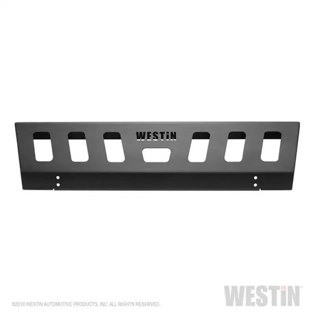 Westin 18-19 Jeep Wrangler JL Front Bumper Skid Plate - Textured Black 