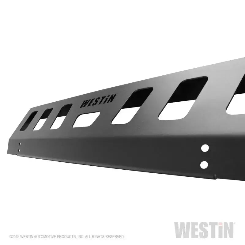Westin 18-19 Jeep Wrangler JL Front Bumper Skid Plate - Textured Black 