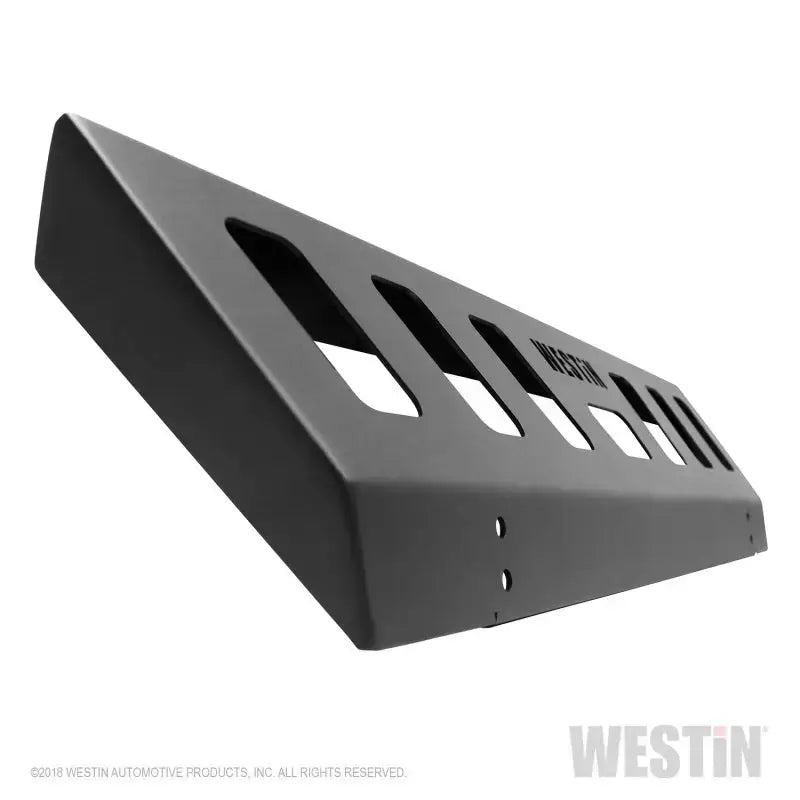 Westin 18-19 Jeep Wrangler JL Front Bumper Skid Plate - Textured Black 
