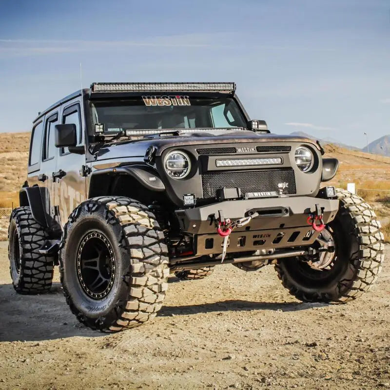 WESTIN 62-1025 Westin 18-20 Jeep Wrangler JL / 20 Gladiator Tube Fenders - Front - Textured Black