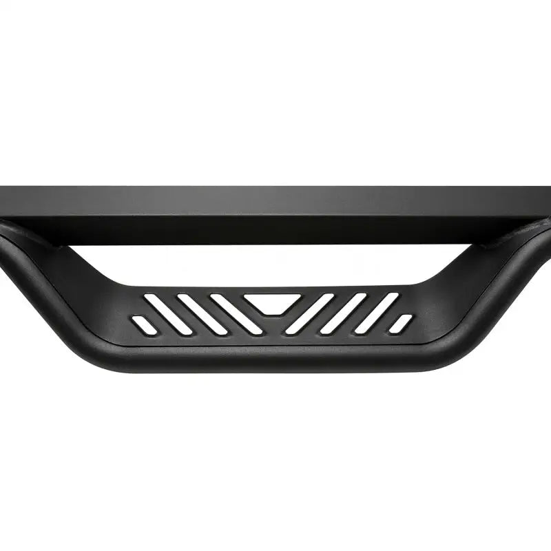 Westin 18-22 Jeep Wrangler JL Unlimited Outlaw Nerf Step Bars in textured black finish featuring a die-stamped step plate for maximum traction.