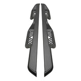 Westin Outlaw Nerf Step Bars for 18-22 Jeep Wrangler JL Unlimited, 4-inch drop, textured black, high traction die-stamped step plate.