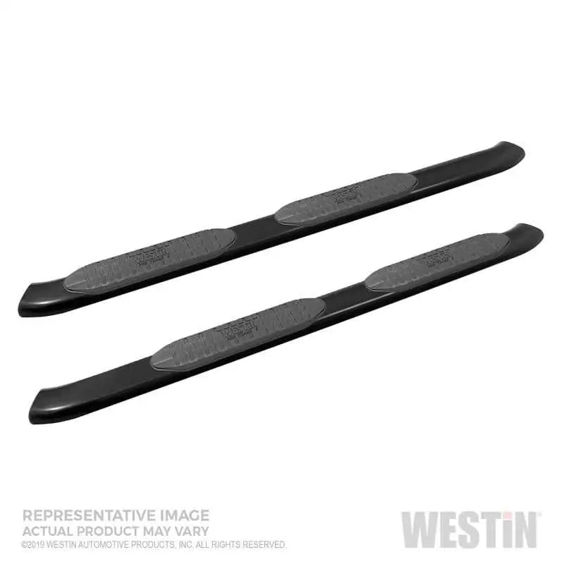 Westin Westin 19-20 Chevrolet Silverado/GMC Sierra 1500 Double Cab PRO TRAXX 5 Oval Nerf Step Bars - Black