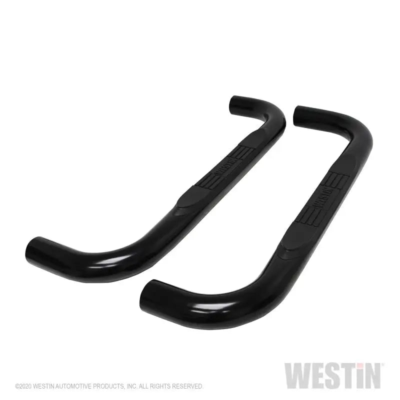 Westin 19-20 Chevy/GMC Silverado/Sierra 1500 Regular Cab E-Series 3 Nerf Step Bars - Black - Truck & Automotive