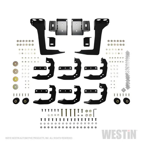 Westin 19-22 RAM 1500 CC 5ft7in. Bed (Excl. Classic) PRO TRAXX 5 W2W Oval Nerf Step Bars - Black - Truck & Automotive