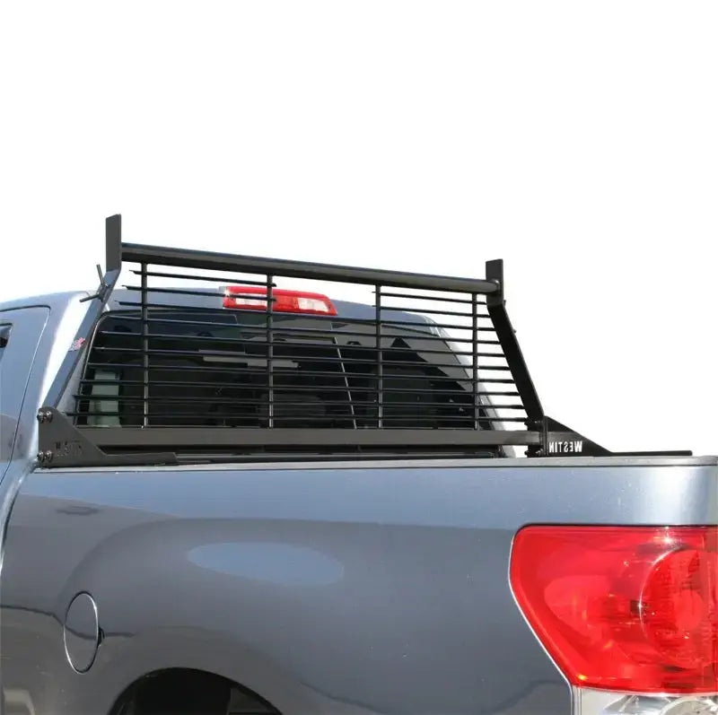 Westin 1999-2018 Chevrolet/Ford/GMC/Toyota Silverado/Sierra 1500/2500/3500 HD Headache Rack - Black - Truck & Automotive