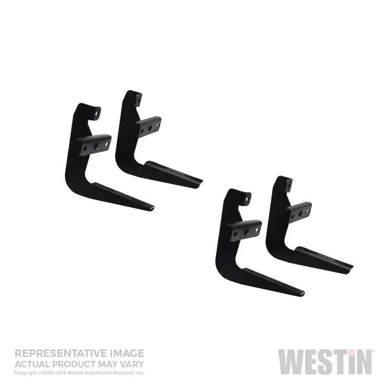 Westin 2004-2012 Ford/Lincoln F-150 Reg Cab (excl. Heritage) Running Board Mount Kit - Black 