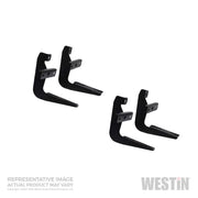 Westin Westin 2004-2012 Ford/Lincoln F-150 Reg Cab (excl. Heritage) Running Board Mount Kit - Black