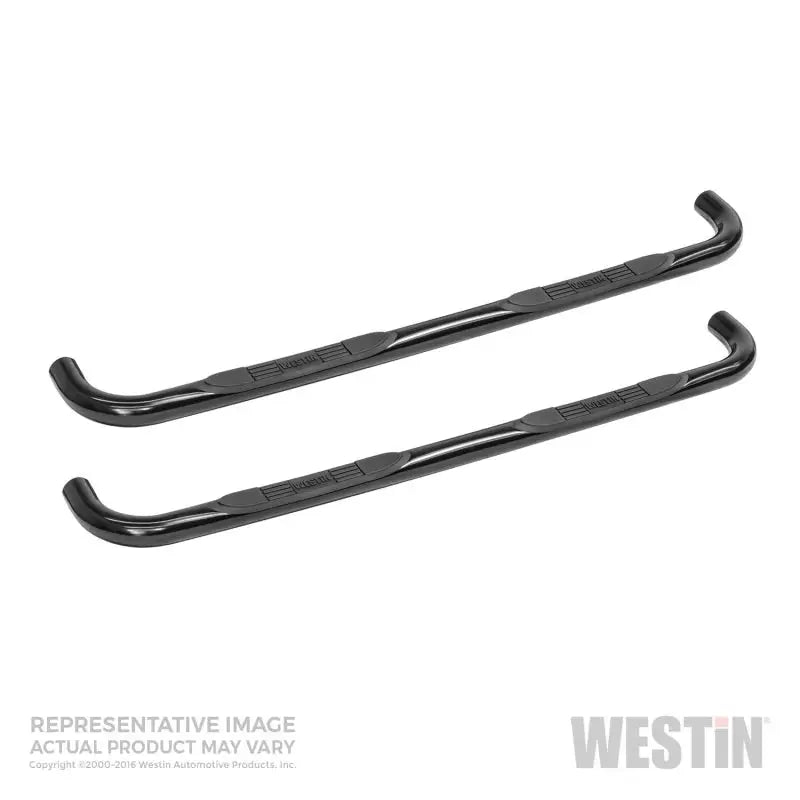Westin 2005-2011 Dodge Dakota Quad Cab E-Series 3 Nerf Step Bars - Black - Truck & Automotive