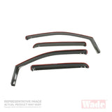 Westin 2007-2018 Toyota Tundra Crew Max Wade In-Channel Wind Deflector 4pc - Smoke - Truck & Automotive